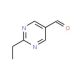 2-Ethyl-pyrimidine-5-carbaldehyde (CAS 205518-89-4) - chemical structure image