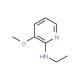 2-Ethylamino-3-methoxypyridine (CAS 912761-77-4) - chemical structure image