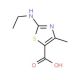 2-Ethylamino-4-methyl-thiazole-5-carboxylic acid (CAS 162651-09-4) - chemical structure image