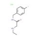 2-(ethylamino)-N-(4-fluorobenzyl)acetamide hydrochloride - chemical structure image