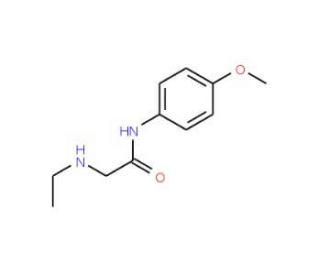 2-(ethylamino)-N-(4-methoxyphenyl)acetamide - chemical structure image