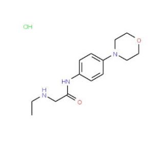 2-(ethylamino)-N-[4-(morpholin-4-yl)phenyl]acetamide hydrochloride - chemical structure image