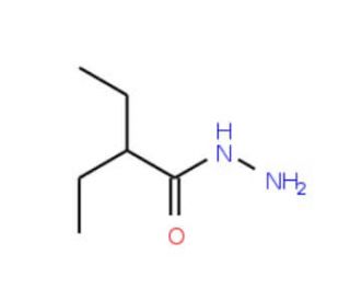 2-Ethylbutanohydrazide - chemical structure image