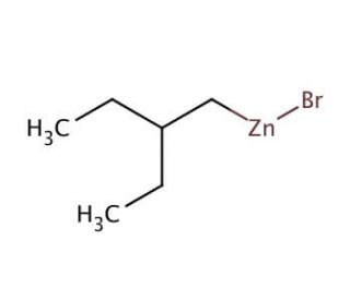 2-Ethylbutylzinc bromide solution (CAS 312693-02-0) - chemical structure image