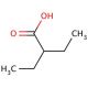 2-Ethylbutyric acid (CAS 88-09-5) - chemical structure image