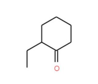 2-Ethylcyclohexanone (CAS 4423-94-3) - chemical structure image