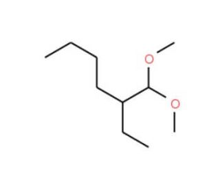 2-Ethylhexanal dimethyl acetal (CAS 14250-95-4) - chemical structure image