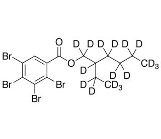2-Ethylhexyl 2,3,4,5-Tetrabromobenzoate-d17 (CAS 1794752-19-4) - chemical structure image