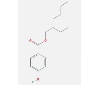 2-Ethylhexyl 4-Hydroxybenzoate (CAS 5153-25-3) - chemical structure image