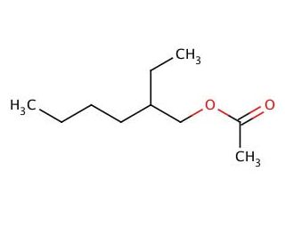2-Ethylhexyl acetate - chemical structure image