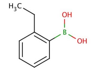 2-Ethylphenylboronic acid (CAS 90002-36-1) - chemical structure image