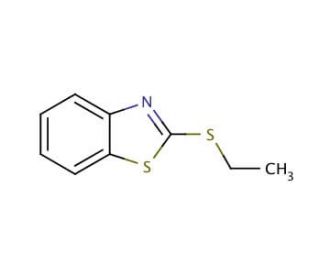 2-(Ethylthio)benzothiazole (CAS 2757-92-8) - chemical structure image