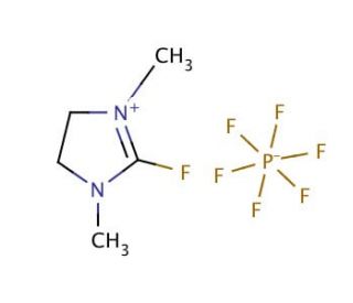 2-Fluoro-1,3-dimethylimidazolidinium hexafluorophosphate (CAS 164298-27-5) - chemical structure image