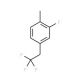 2-Fluoro-1-methyl-4-(2,2,2-trifluoroethyl)benzene - chemical structure image