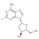 2-Fluoro-2′-deoxyadenosine (CAS 21679-12-9) - chemical structure image