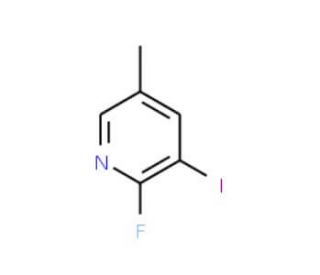 2-Fluoro-3-iodo-5-methylpyridine (CAS 153034-78-7) - chemical structure image