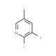 2-Fluoro-3-iodo-5-methylpyridine (CAS 153034-78-7) - chemical structure image