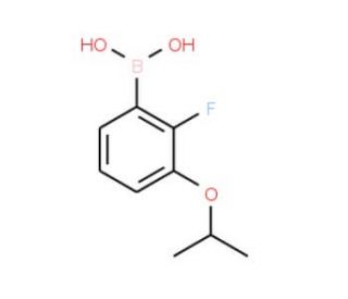 2-Fluoro-3-isopropoxyphenylboronic acid (CAS 855230-63-6) - chemical structure image