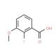 2-Fluoro-3-methoxybenzoic acid (CAS 137654-20-7) - chemical structure image