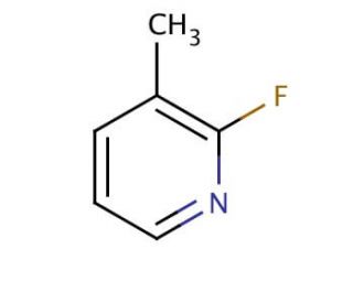 2-Fluoro-3-methylpyridine (CAS 2369-18-8) - chemical structure image