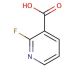 2-Fluoro-3-pyridinecarboxylic acid (CAS 393-55-5) - chemical structure image