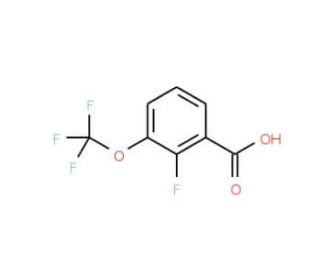 2-Fluoro-3-(trifluoromethoxy)benzoic acid (CAS 1159512-62-5) - chemical structure image
