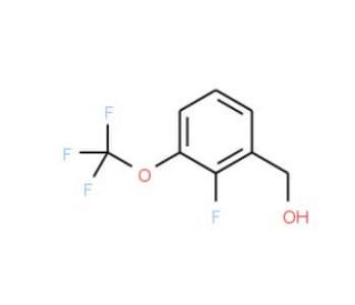 2-Fluoro-3-(trifluoromethoxy)benzyl alcohol (CAS 86256-43-1) - chemical structure image