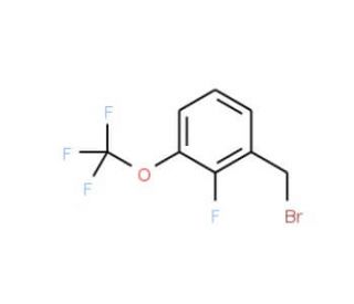 2-Fluoro-3-(trifluoromethoxy)benzyl bromide (CAS 1159512-59-0) - chemical structure image