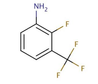 2-Fluoro-3-(trifluoromethyl)aniline (CAS 123973-25-1) - chemical structure image