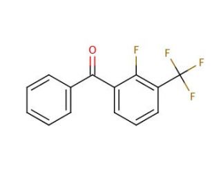 2-Fluoro-3-(trifluoromethyl)benzophenone (CAS 207853-70-1) - chemical structure image