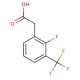 2-Fluoro-3-(trifluoromethyl)phenylacetic acid (CAS 194943-83-4) - chemical structure image