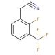 2-Fluoro-3-(trifluoromethyl)phenylacetonitrile (CAS 239087-10-6) - chemical structure image