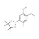 2-Fluoro-4,5-dimethoxyphenylboronic acid, pinacol ester (CAS 1150271-76-3) - chemical structure image
