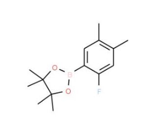 2-Fluoro-4,5-dimethylphenylboronic acid, pinacol ester (CAS 1150271-75-2) - chemical structure image