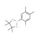 2-Fluoro-4,5-dimethylphenylboronic acid, pinacol ester (CAS 1150271-75-2) - chemical structure image
