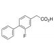 (2-Fluoro-4-biphenyl)acetic Acid (CAS 5001-96-7) - chemical structure image