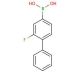 2-Fluoro-4-biphenylylboronic acid (CAS 178305-99-2) - chemical structure image