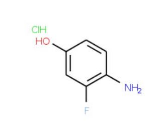 2-Fluoro-4-hydroxyaniline, HCl (CAS 18266-53-0) - chemical structure image