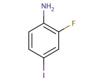 2-Fluoro-4-iodoaniline (CAS 29632-74-4) - chemical structure image