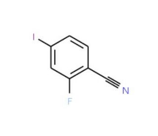 2-Fluoro-4-iodobenzonitrile (CAS 137553-42-5) - chemical structure image