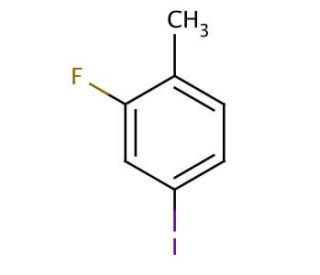 2-Fluoro-4-iodotoluene (CAS 39998-81-7) - chemical structure image