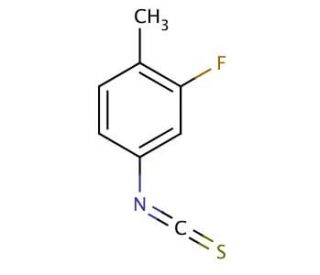 2-fluoro-4-isothiocyanato-1-methylbenzene (CAS 143782-23-4) - chemical structure image