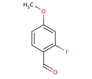 2-Fluoro-4-methoxybenzaldehyde (CAS 331-64-6) - chemical structure image