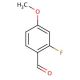 2-Fluoro-4-methoxybenzaldehyde (CAS 331-64-6) - chemical structure image
