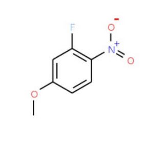 2-Fluoro-4-methoxynitrobenzene (CAS 446-38-8) - chemical structure image
