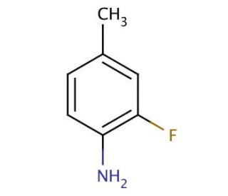 2-Fluoro-4-methylaniline (CAS 452-80-2) - chemical structure image