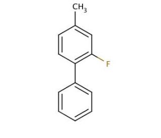 2-Fluoro-4-methylbiphenyl (CAS 69168-29-2) - chemical structure image
