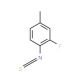 2-Fluoro-4-methylphenyl isothiocyanate (CAS 864350-17-4) - chemical structure image