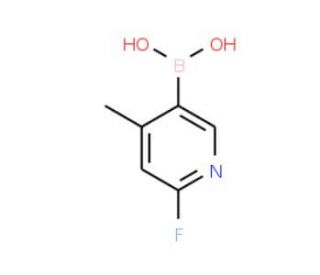 2-Fluoro-4-methylpyridine-5-boronic acid (CAS 1072944-18-3) - chemical structure image