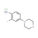 2-Fluoro-4-morpholin-4-yl-phenylamine hydrochloride (CAS 1187582-49-5) - chemical structure image